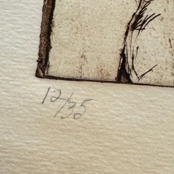 Cuban Artist Eduardo Guerra VTG Un Viaje Original Signed Numbered Art Wall Decor - Picture 3 of 14